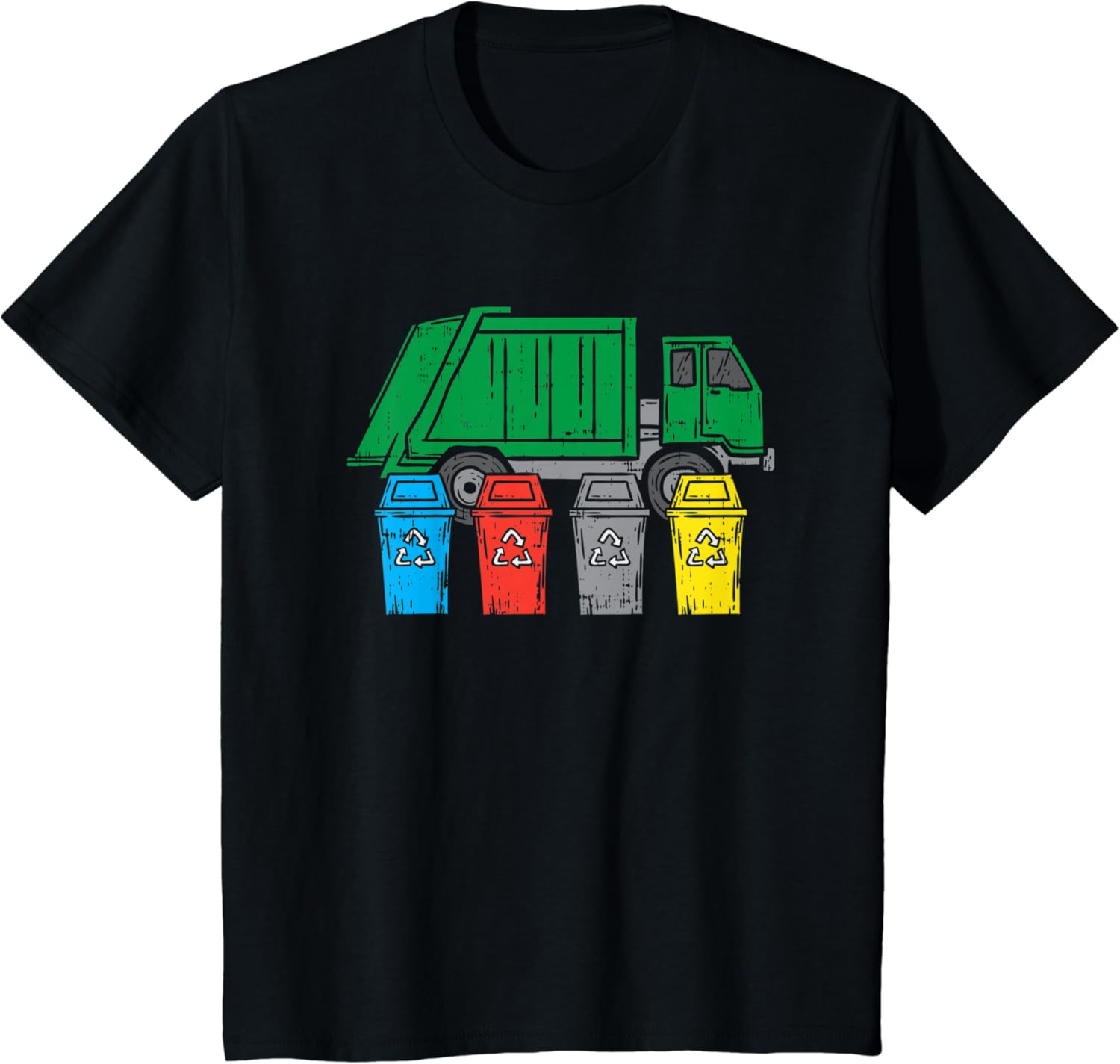 Youth Garbage Truck I Trash Recycling TShirt Amazon.co.uk Clothing
